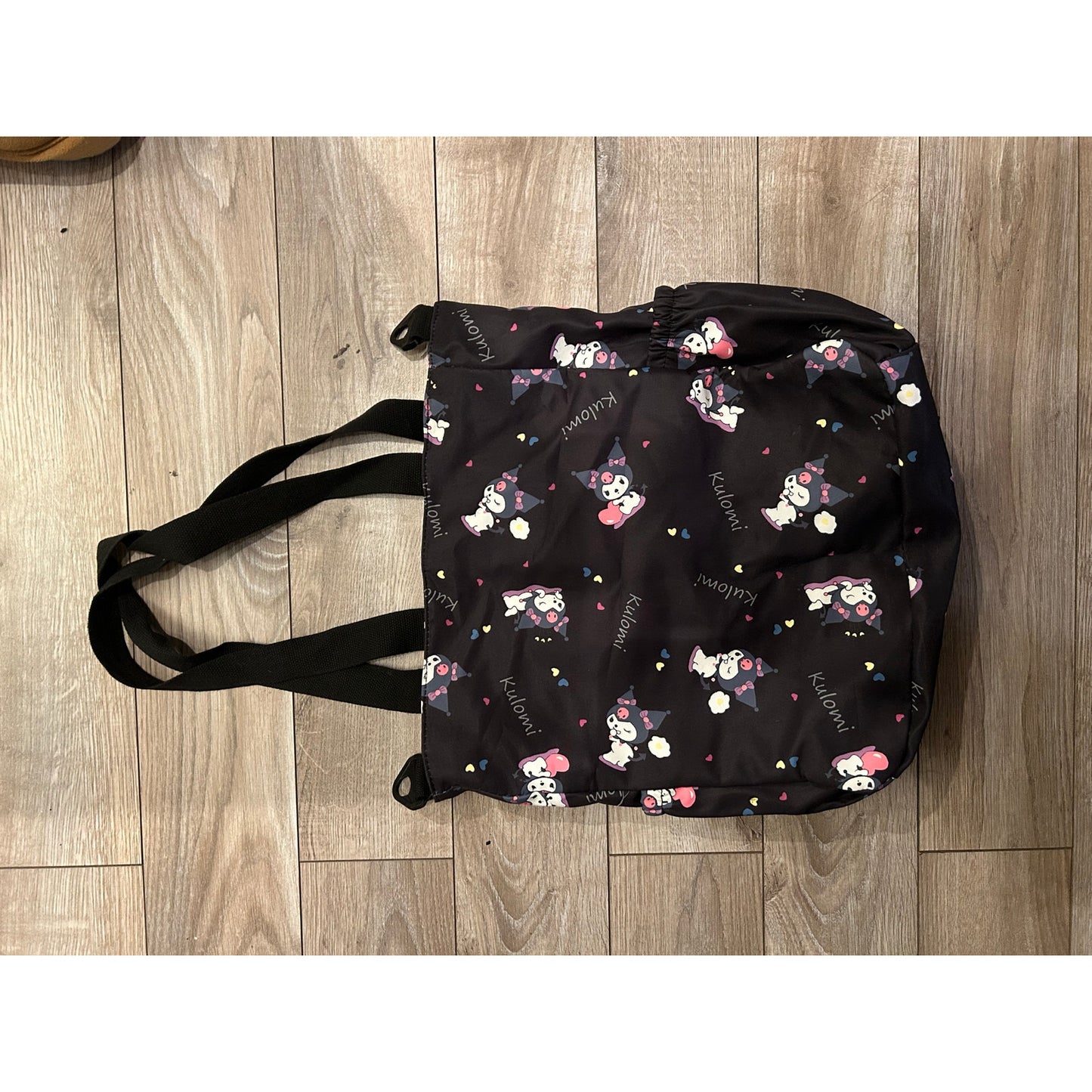 Kuromi Sanrio Nylon Utility Tote Bag