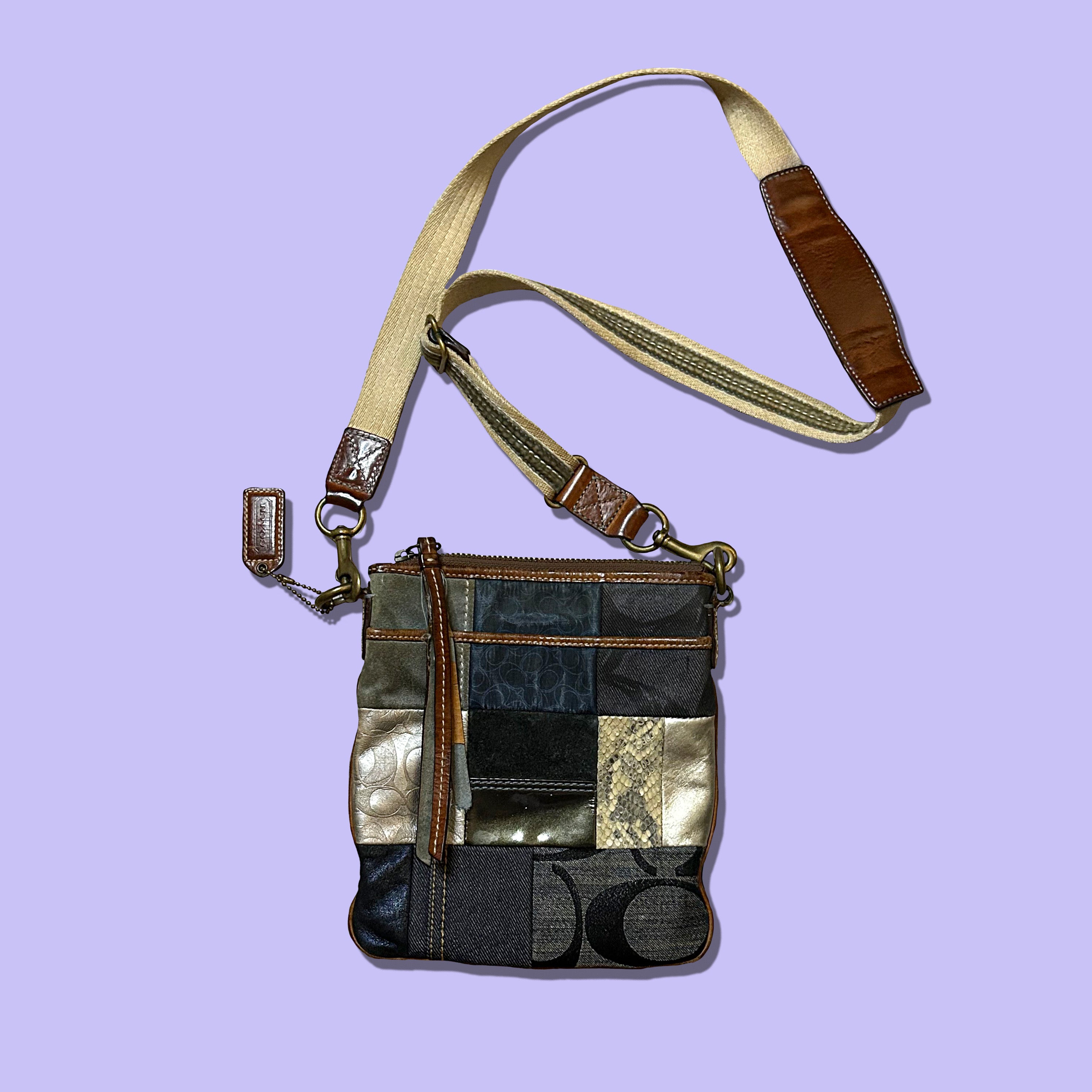 Coach patchwork crossbody deals