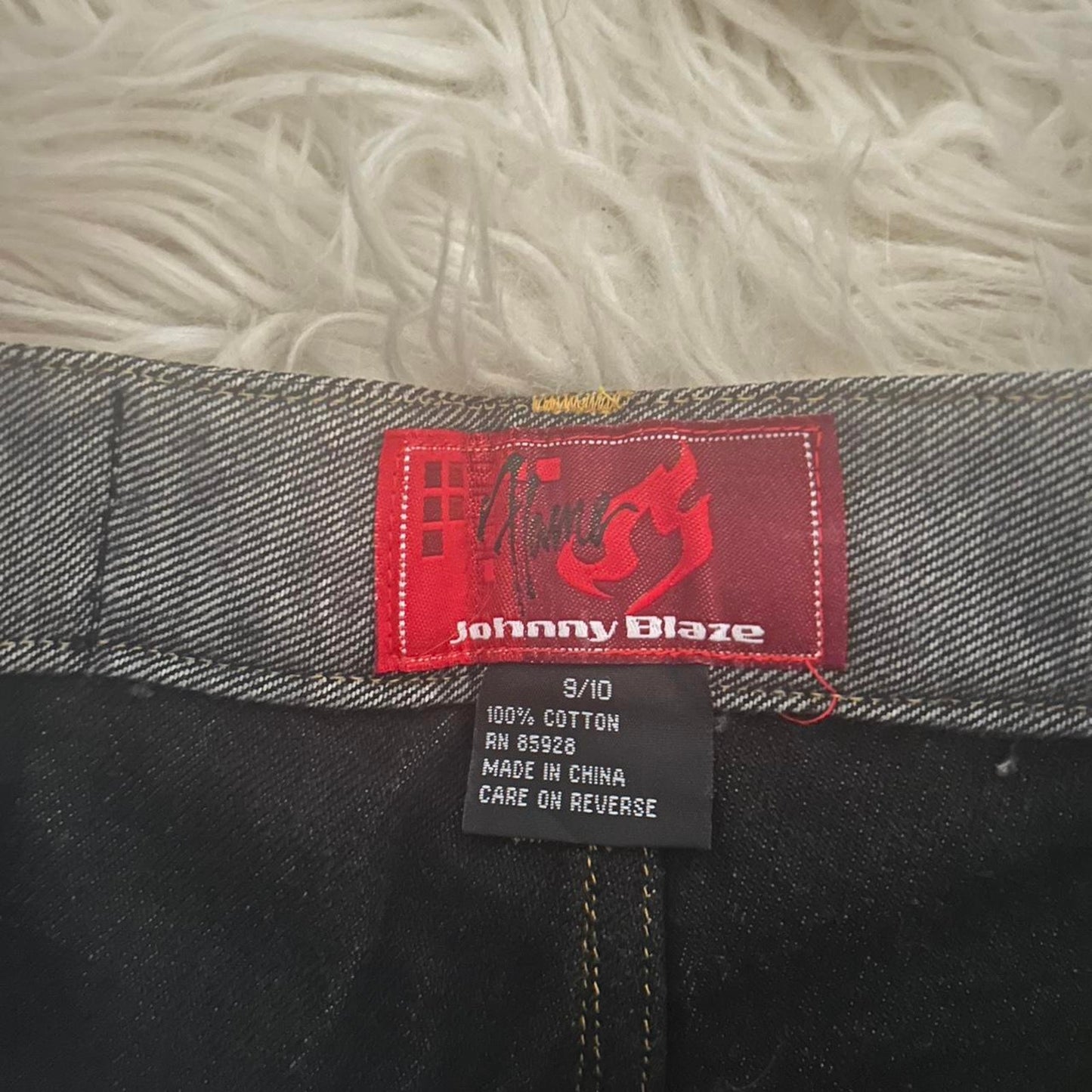 Vintage y2k deadstock nwt johnny blaze flared jeans