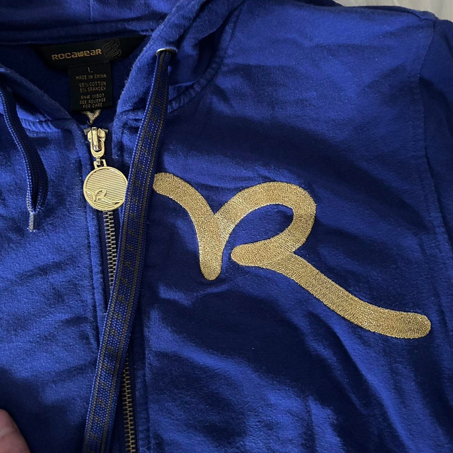 Y2k rocawear full zip hoodie