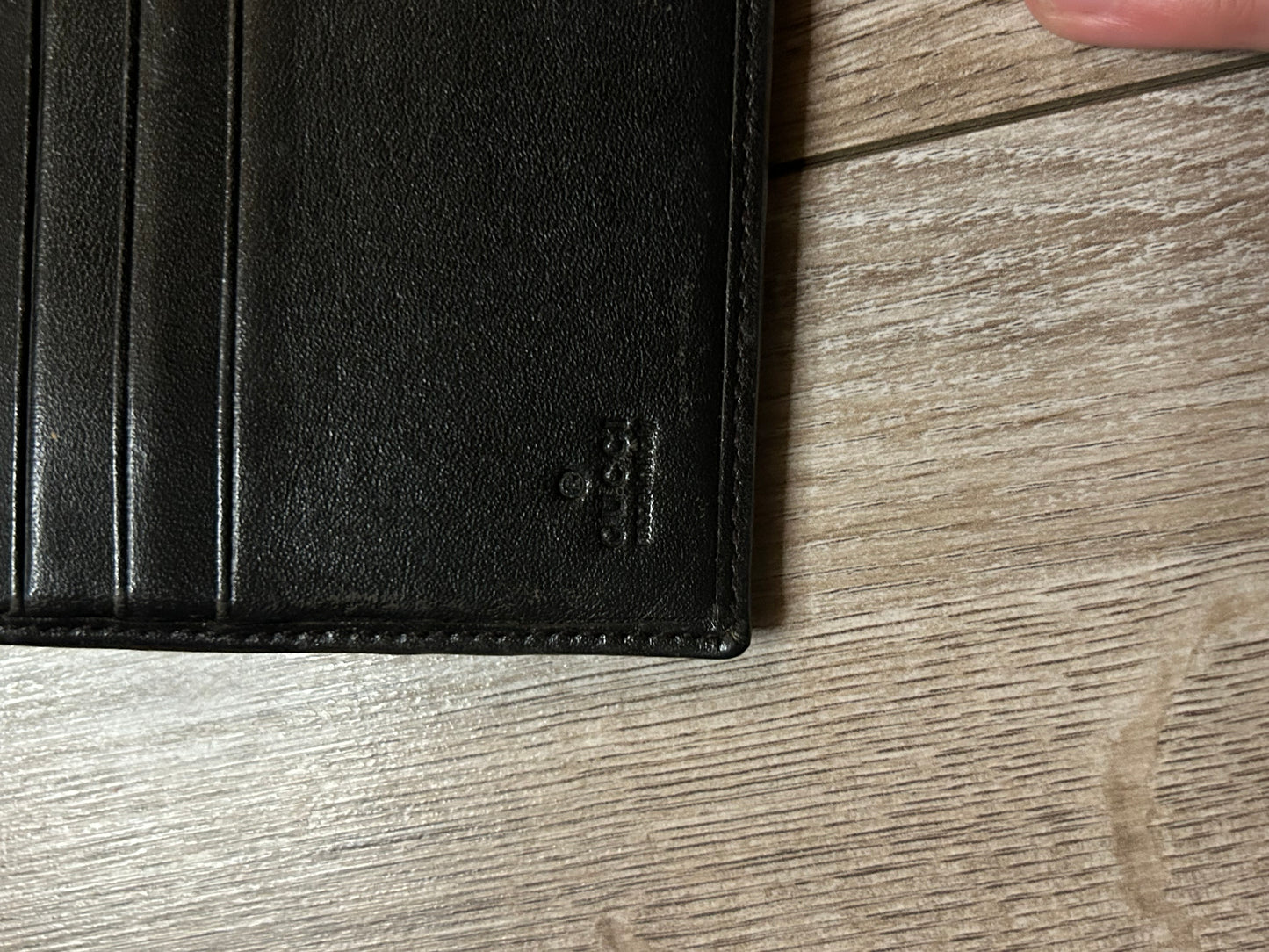 Vintage Brown Gucci Bifold Wallet