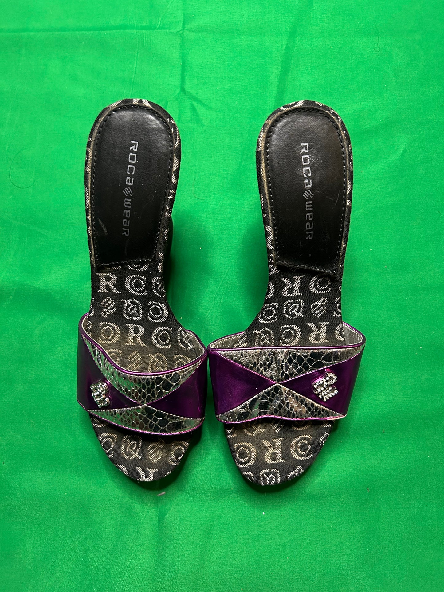 Purple Rocawear Wedge Sandals