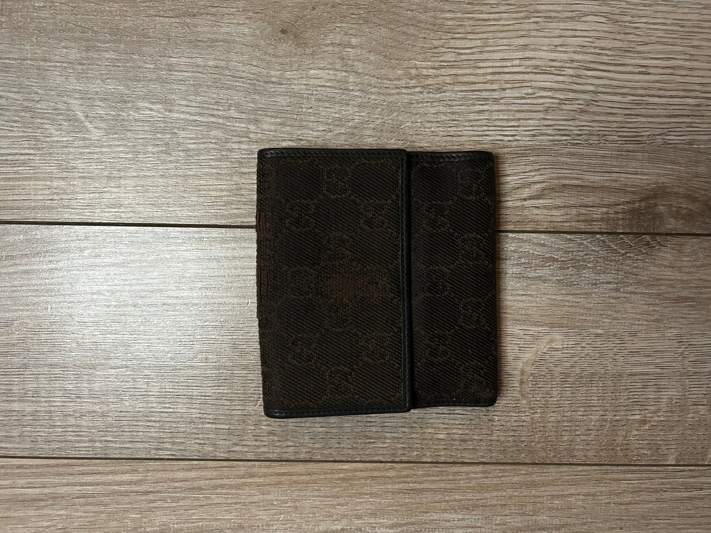 Vintage Brown Gucci Bifold Wallet