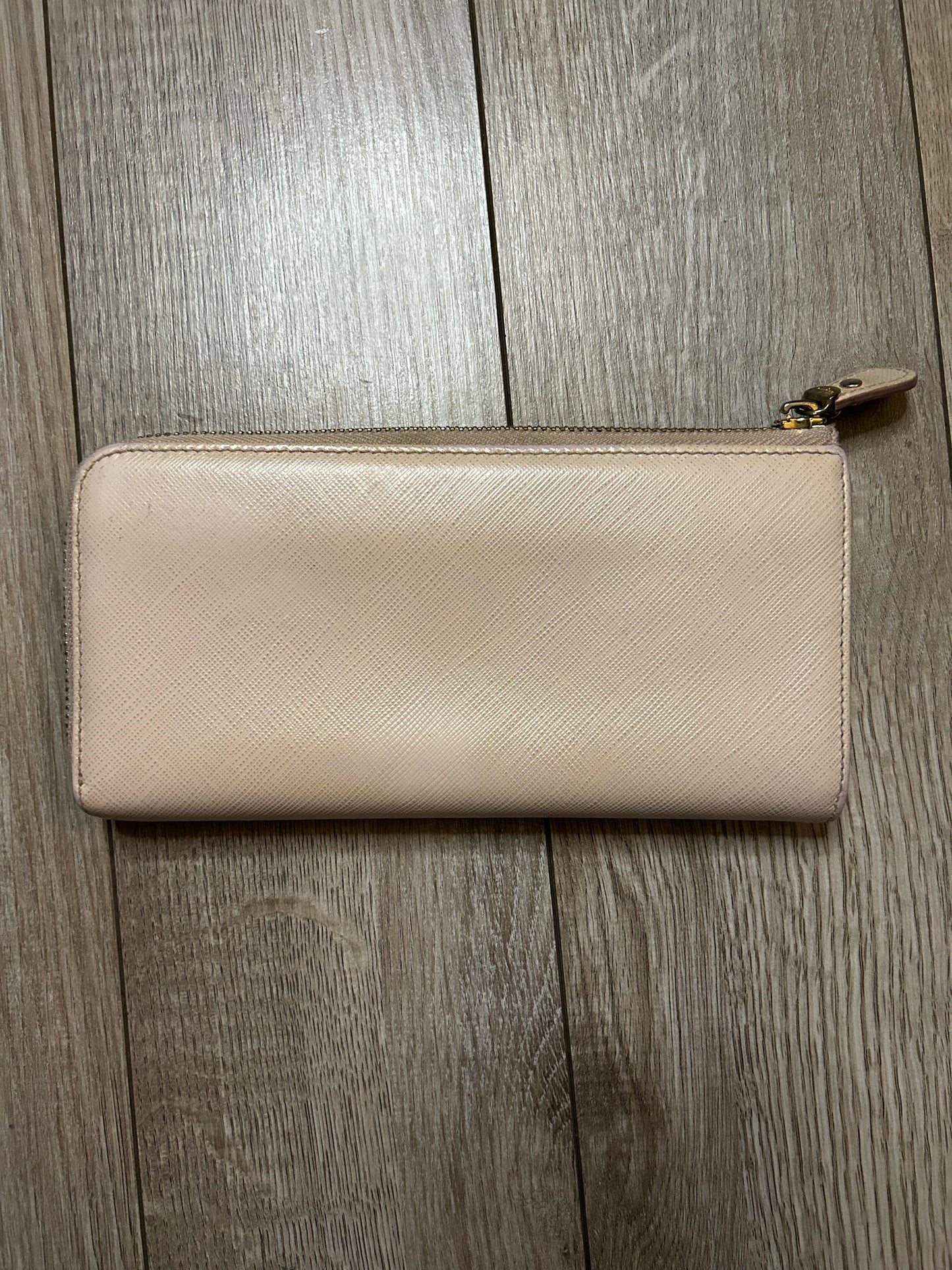 Pink Salvatore Ferragamo Long Zippy Wallet