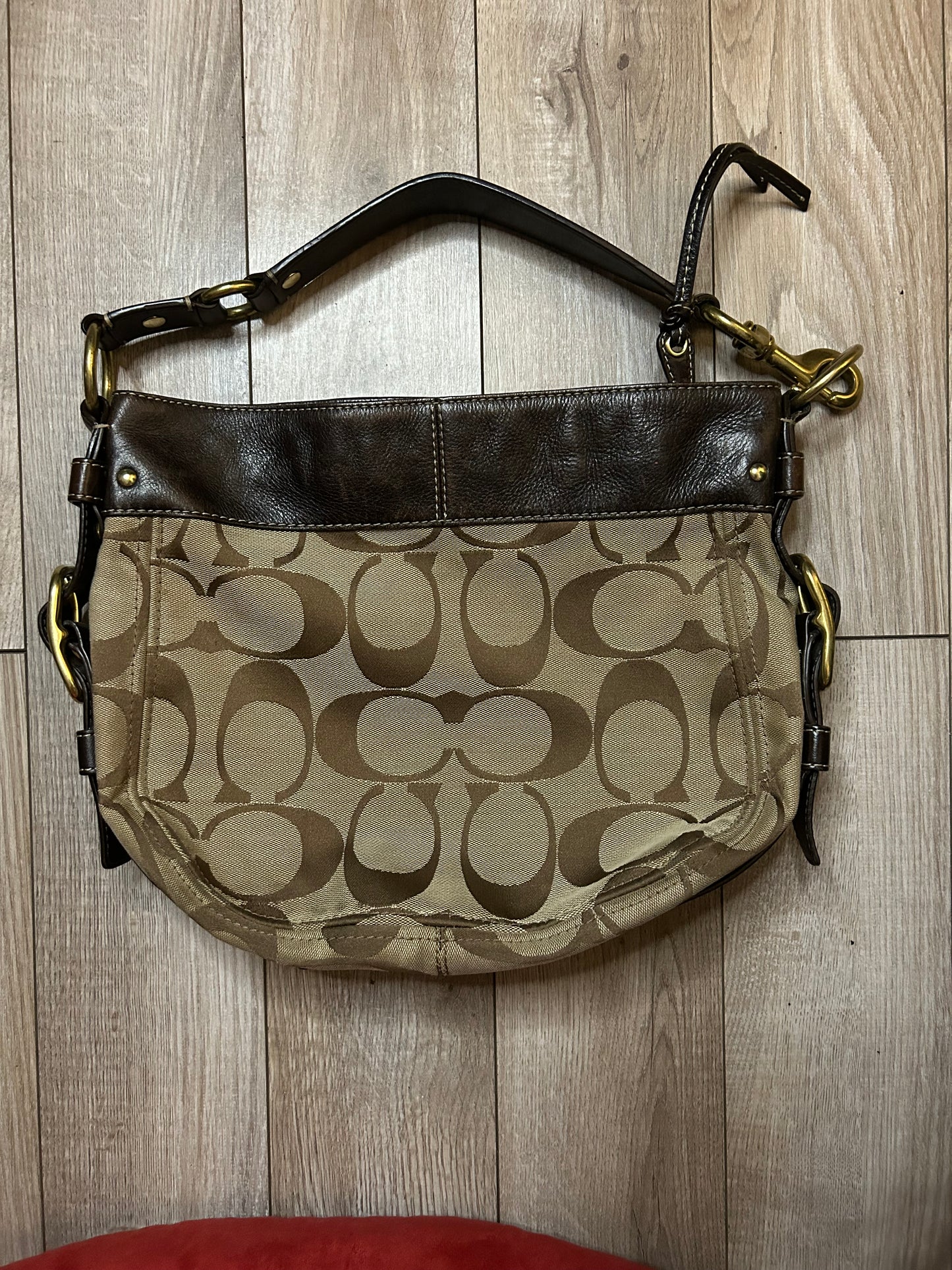 Vintage Brown Hobo Coach Purse