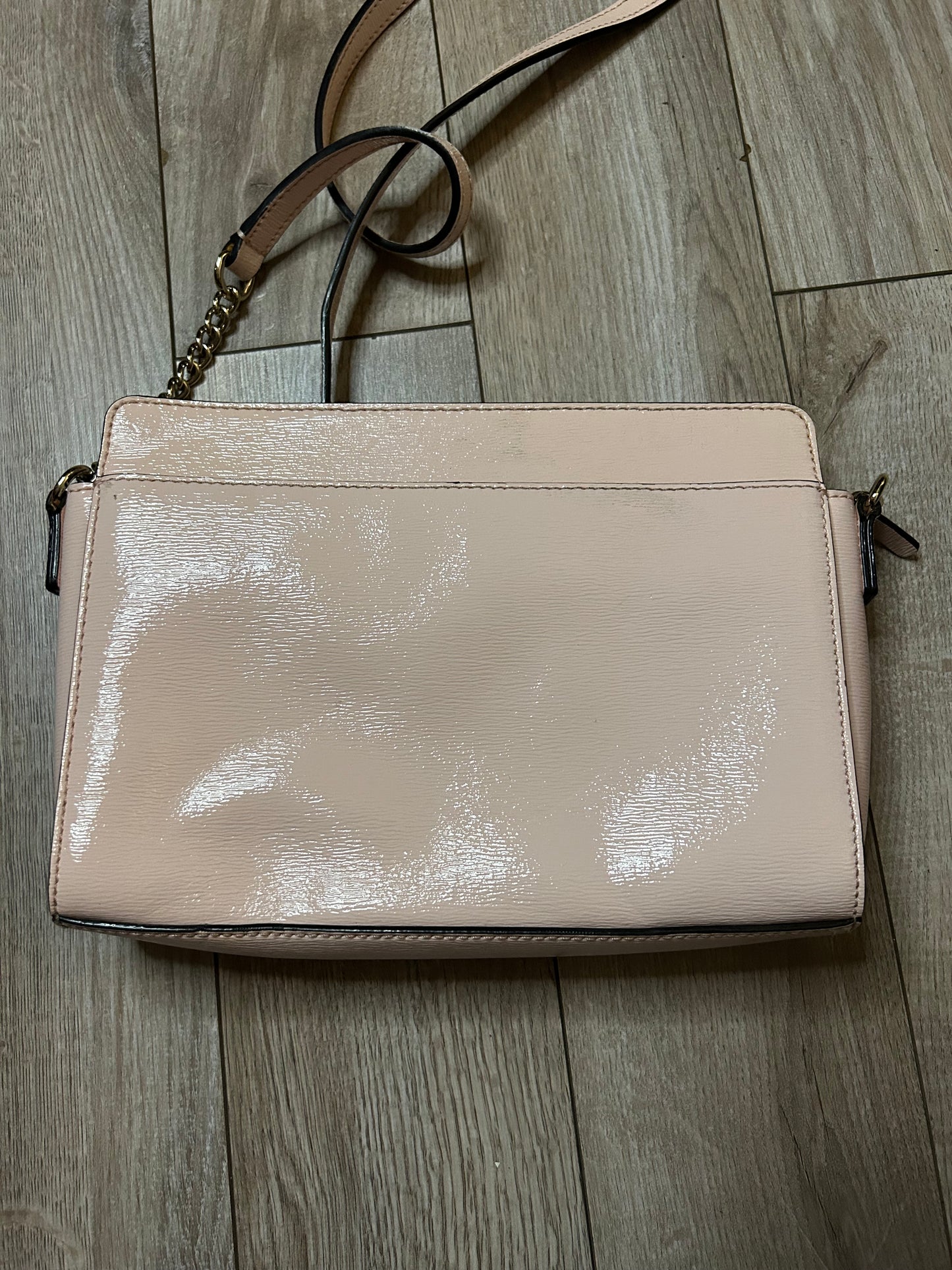 Pink Patent Leather Katy Spade Crossbody Purse