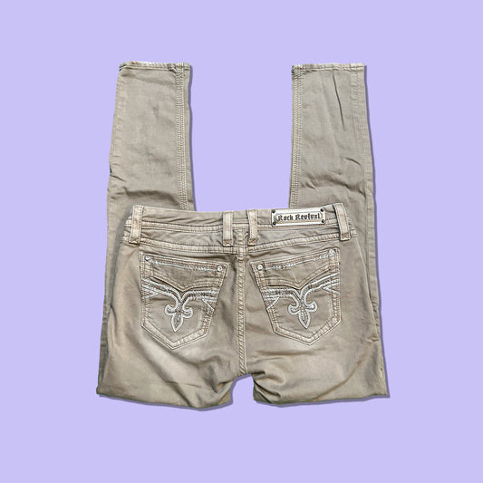 Khaki Skinny Rock Revivals