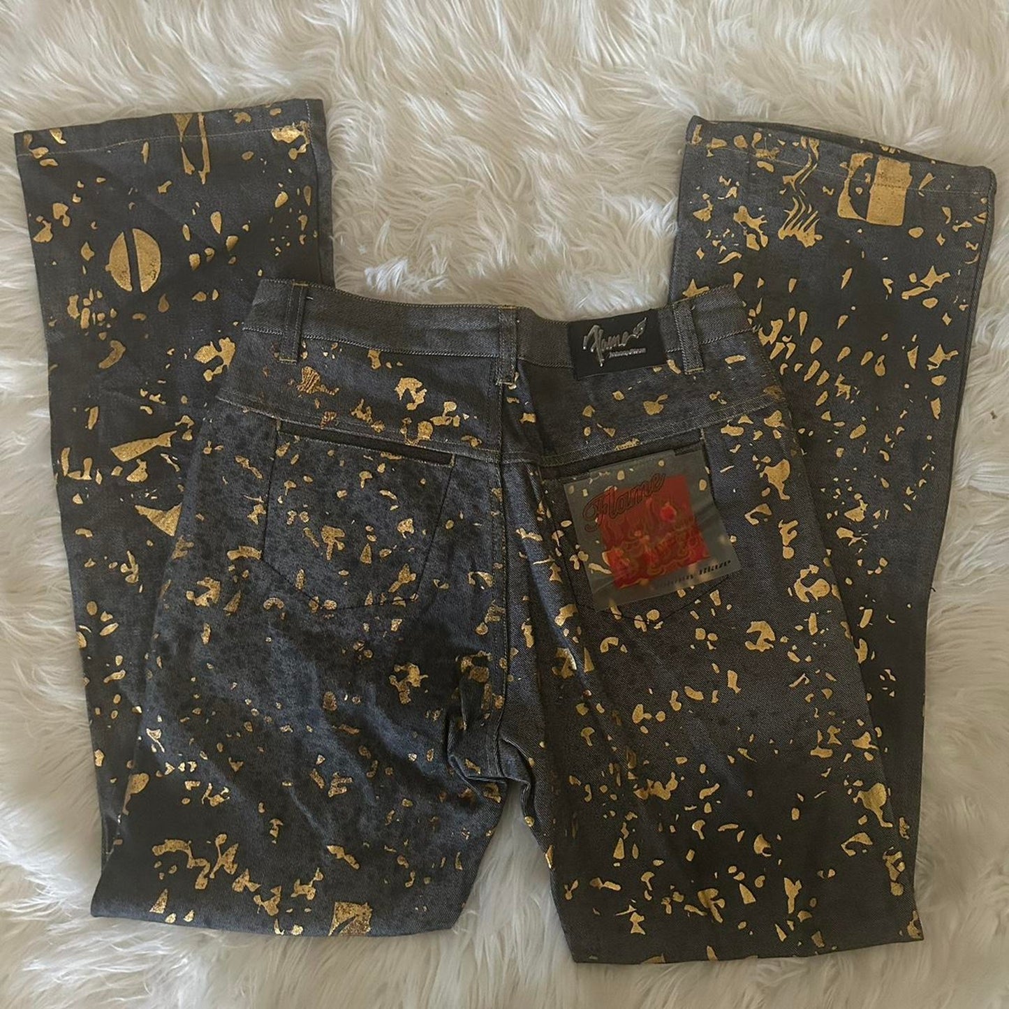 Vintage y2k deadstock nwt johnny blaze flared jeans